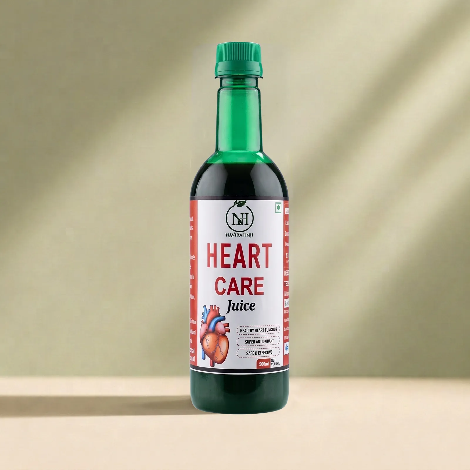 Heart Care Juice | Ayurvedic Herbal Tonic for Cardiovascular Wellness Support | Ready-to-Drink